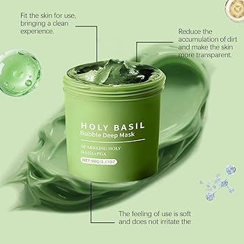 Holy Basil Deep Clean Bubble Facial Mask