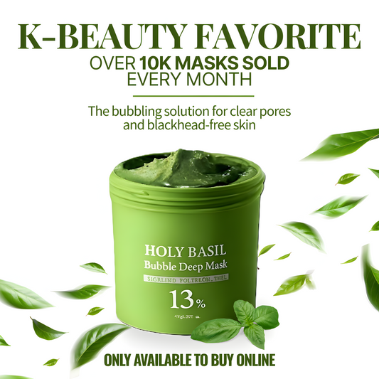 Holy Basil Deep Clean Bubble Facial Mask